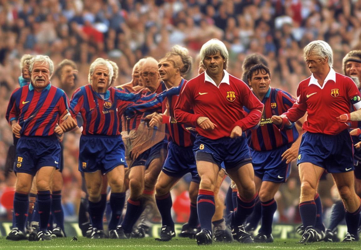 巴塞罗那曼联元老巅峰对决：激情碰撞再现经典传奇(图2)